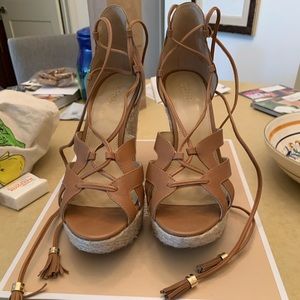 8.5 Michael Kors Mirabel wedge sandal